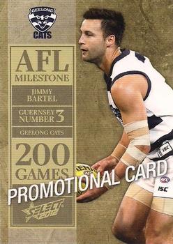 2012 Select AFL Champions - Promos #MG30 Jimmy Bartel Front